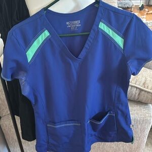 Super cute small set of Med couture scrubs, worn once, like new!
